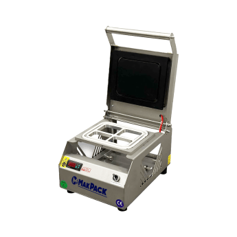 Makpack 4 Bölmeli Tabak Kapatma Makinesi Paslanmaz